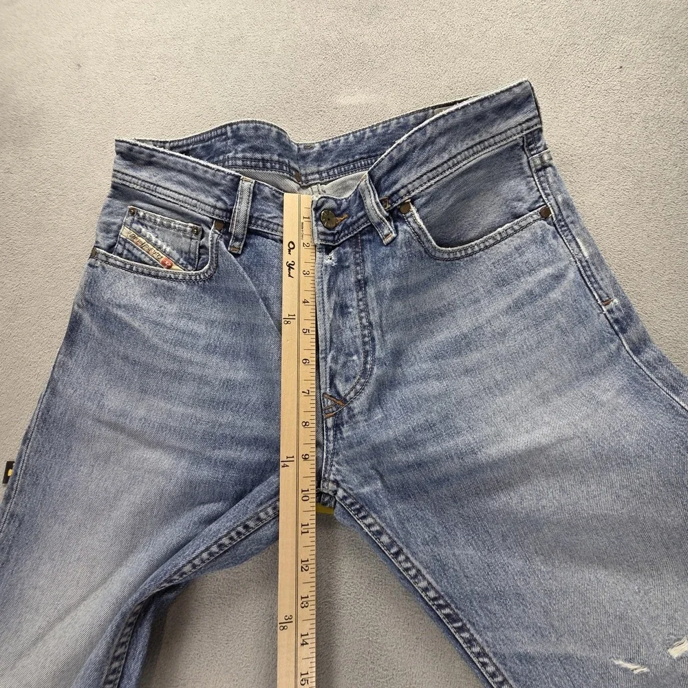 Diesel Jeans Mens 31x30 Blue Larkee Regular Straight Button Fly Italy 0800Z